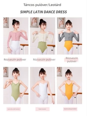 Gyerekek táncruházata: hosszú ujjú meleg kötött felső TR anyagból, PVC 50-70% arányban, kínai stílus, irodalmi retró, 2025 tavasz