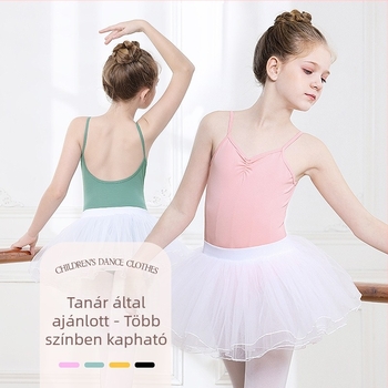 Gyermekek pamut tánc camisole edzőruha – balett, kínai tánc és gimnasztika, nyárra