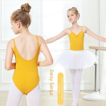 Gyermekek pamut tánc camisole edzőruha – balett, kínai tánc és gimnasztika, nyárra