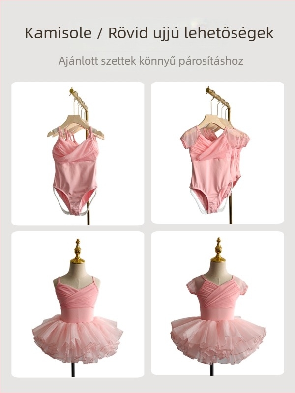 Lányok balett ruházat – fő anyag nylon 65%, édes stílus, Brocade Dance