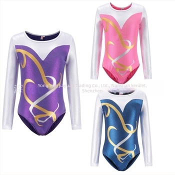 Gyerekeknek balett előadás ruha – poliészter + spandex anyag, lányoknak, 3-8 évesek, tavasz és ősz
