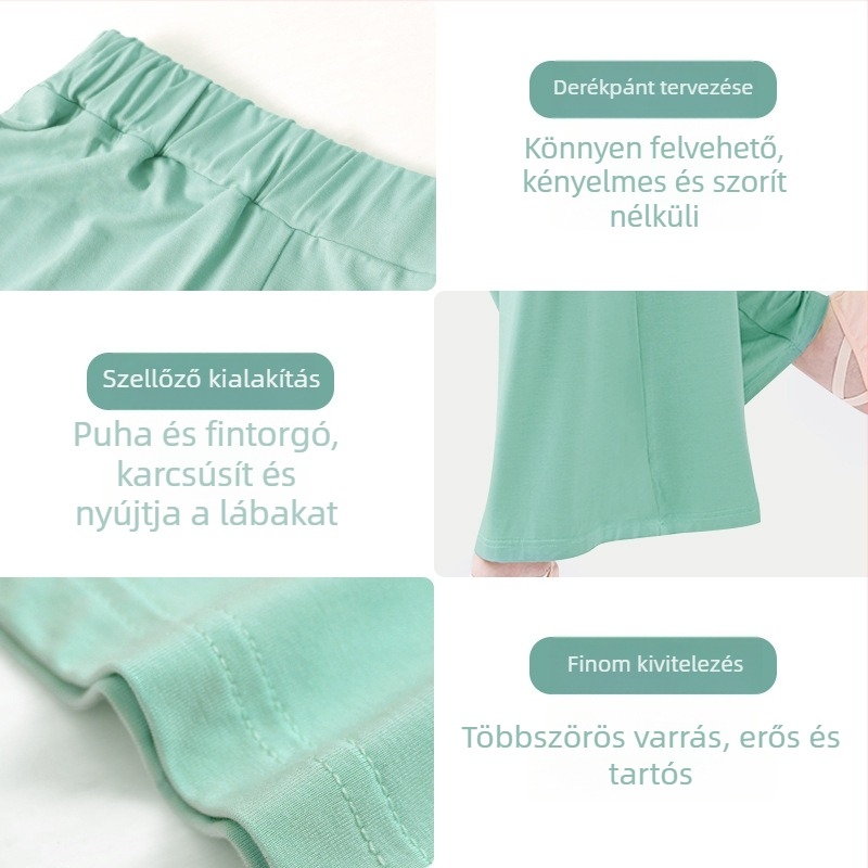 Felnőtt nőknek szóló modern tánc nadrágok — egyenes, széles szárú, modal anyagú (93% modal), balett számára