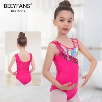 Lányoknak szóló gimnasztika- és táncruha — lágyított anyag, poliészter-keverék 85%, edzésre, egyszerű stílus, BEEYFANS