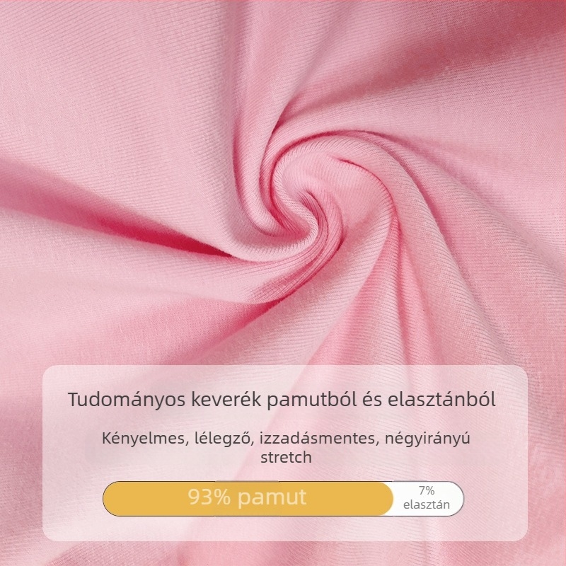 Capeisa Gyerekeknek egybeöltözős balett gyakorló ruha, pamut 93%, 3–8 évesek, lány