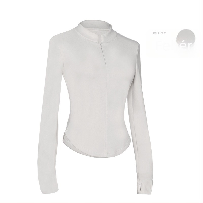 Modern tánc gyakorlóruha – hosszú ujjú felső felnőtt nőknek, poliészter 94% és spandex 6% bélés, balett gyakorláshoz