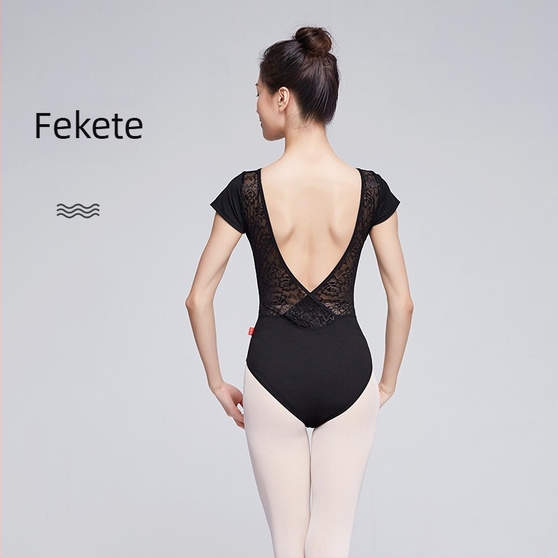 Felnőtt női balettel gyakorló egyrészes ruházat nylon anyagból (75% nylon) béléssel nylonból (80%)