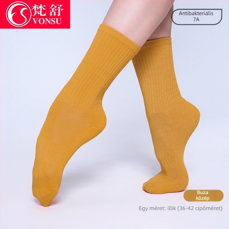 Modern tánc zokni balethez — csúszásmentes, középhosszú, uniszex, megerősített edzéshez