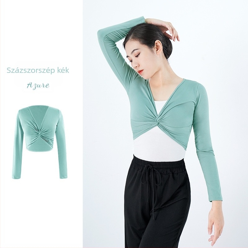 Modern tánc felső felnőtt nőknek — 94% pamut, Spandex bélés, balethez alkalmas