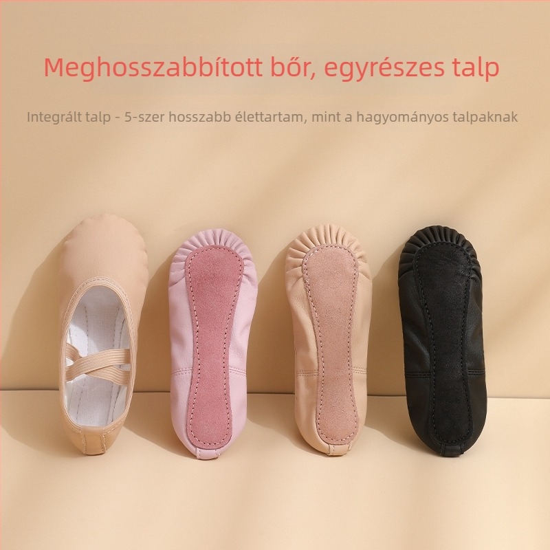 Fekete kötésmentes gyerek tánccipő fiúk számára, balett és kínai tánc gyakorlásához, puha talppal, macskamancs mintázattal
