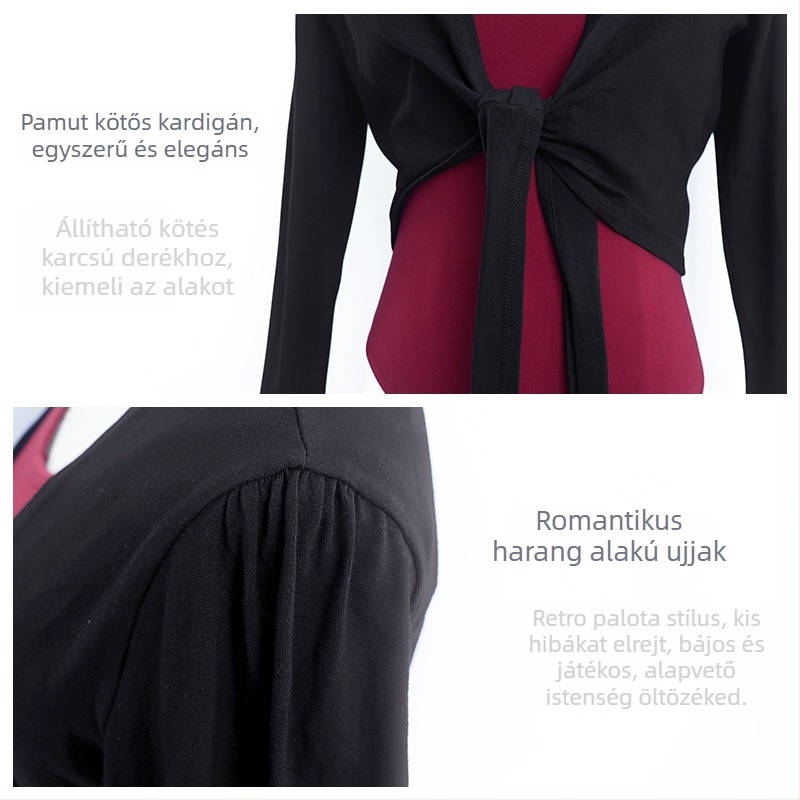 Balett tánc dzseki, pamut-elasztán anyag, 95% pamut tartalom, 90% pamut bélés, Nyár