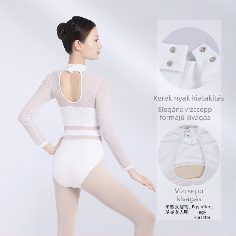 Felnőtt balett egyrészes unitard, nylon anyagból, 75% nylon, baletthez, nőknek