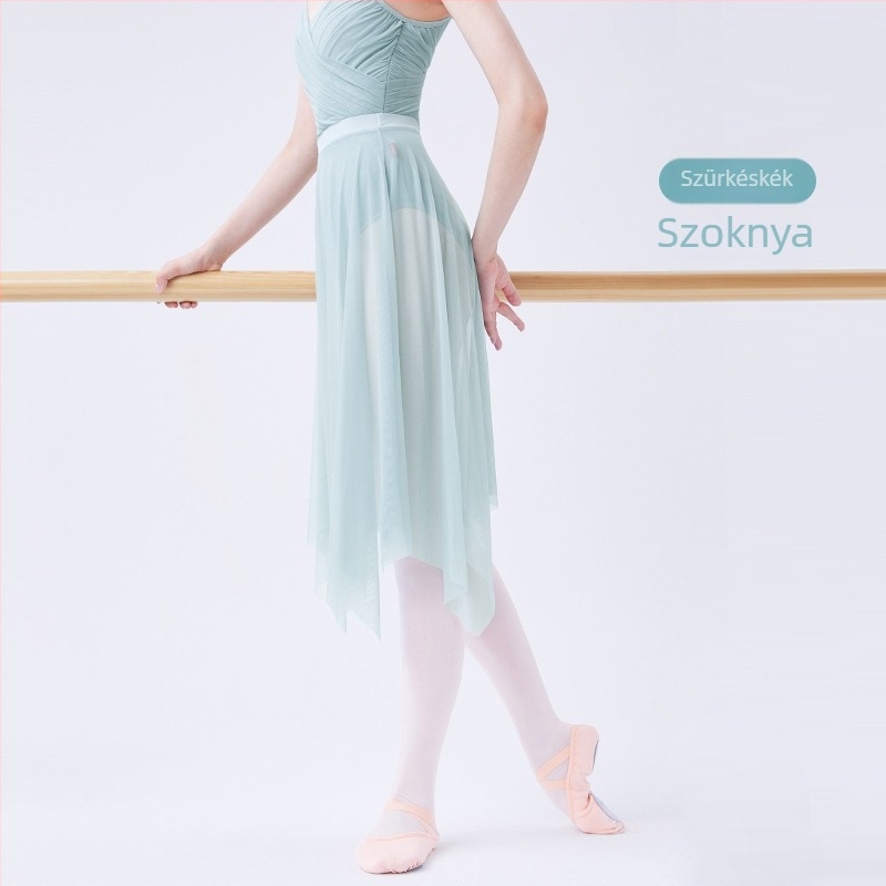 Felnőtt nők balett gyakorló egyrészes Sling kosztüm, nylon 87% / spandex 13% bélés spandex-szel, modern tánc