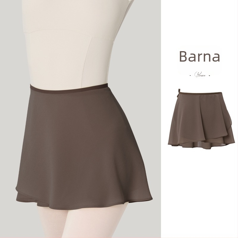 Női balett szoknya, egyrészes húzózsinóros tánc szoknya, chiffon, poliészter anyag, 100% poliészter bélés, modern tánc