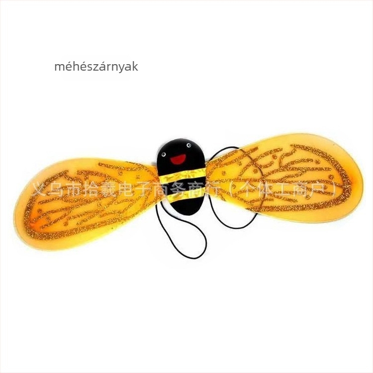 Gyermekek táncjelmez: katica szárnyak, rovar témájú ruházat és tündérpálca; 3–8 éveseknek; Modal anyag hálós szövésű, puha kezeléssel; IP engedély