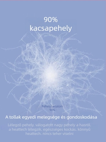 Női könnyű pehelydzseki, ultra rövid hossz, álló gallérral, meleg és stílusos.