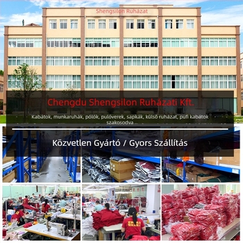 Kapucnis pehelykabát — 86–90% pehelyköltés, külső anyag nylon, bélés poliészter, álló gallér, cipzár