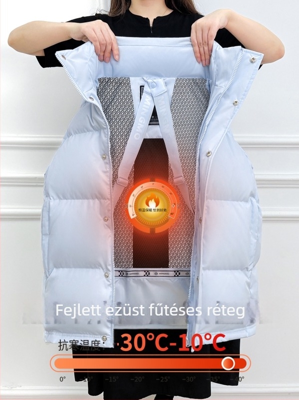 Libamellás télikabát, vastagított, kapucnis, rövid szabású, chenille-spandex anyag