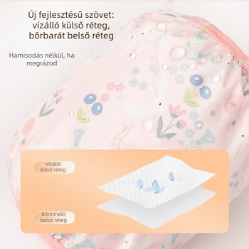 Gyerek ujjvédők – vízálló őszi-téli, 1–3 éveseknek, poliészter, rajzfilm minta