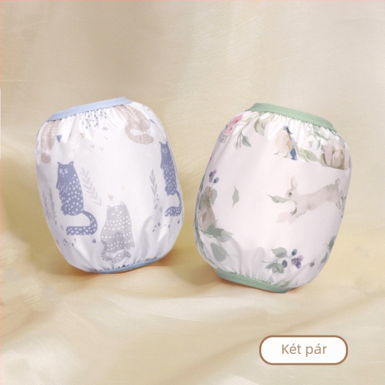 Gyerek ujjvédők – vízálló őszi-téli, 1–3 éveseknek, poliészter, rajzfilm minta