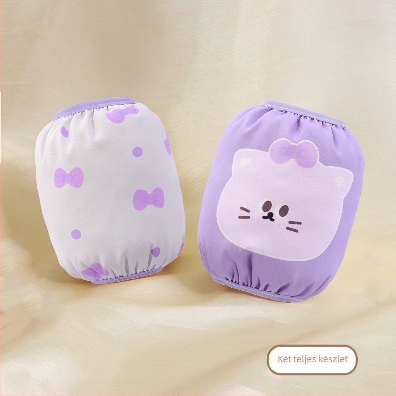 Gyerek ujjvédők – vízálló őszi-téli, 1–3 éveseknek, poliészter, rajzfilm minta