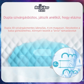 Meiqibao Orvosi minőségű All-In-One Lace-Up nadrág pull-up pelenkák, 5–40 kg, 6 dobozos csomag