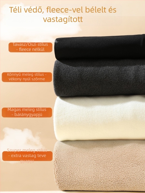 Női fleece-lével bélelt Shark-stílusú szűk nadrágok, vastag és meleg, 9/10 hossz, ősz 2025