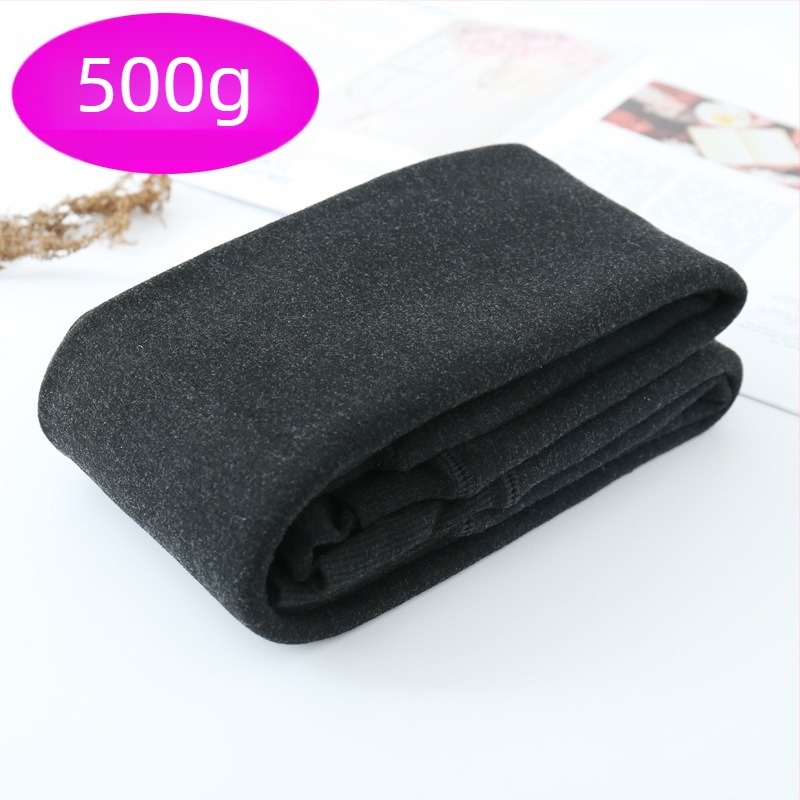 Téli magas derekú 500 g színes pamutnadrág fleece-béléssel, meleg és vastag női nadrág, nagy méretek
