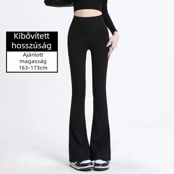 Jóga leggings, magas derekú, karcsúsító, harang alakú, Barbie-stílus