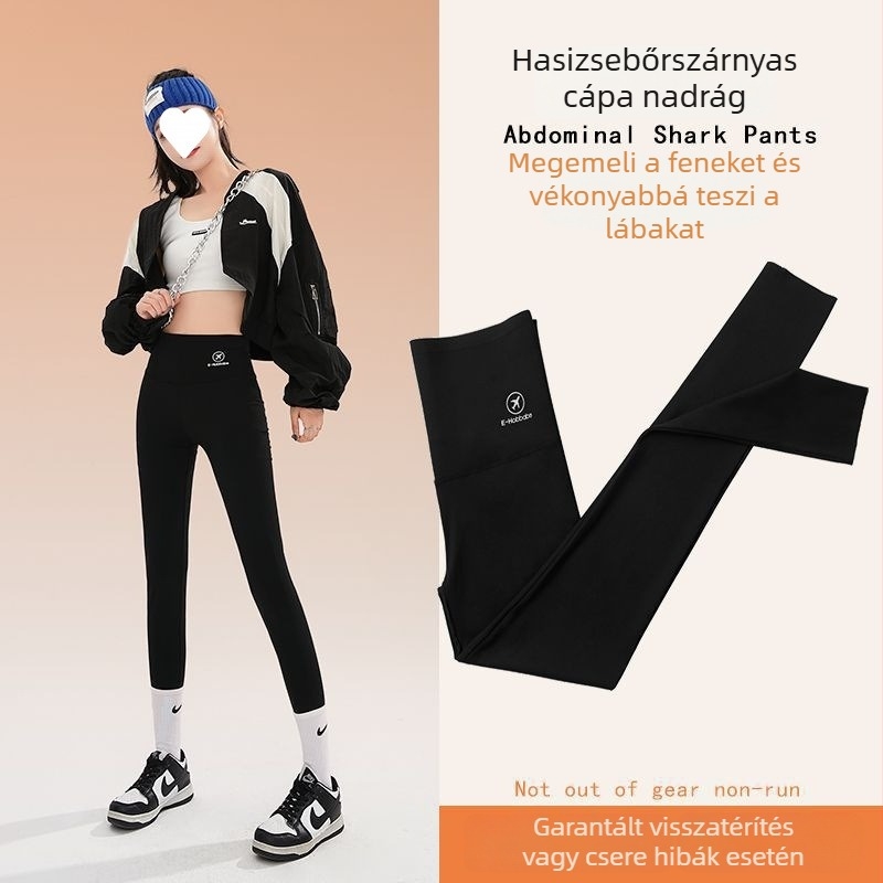 Jóga leggings, magas derekú, karcsúsító, harang alakú, Barbie-stílus
