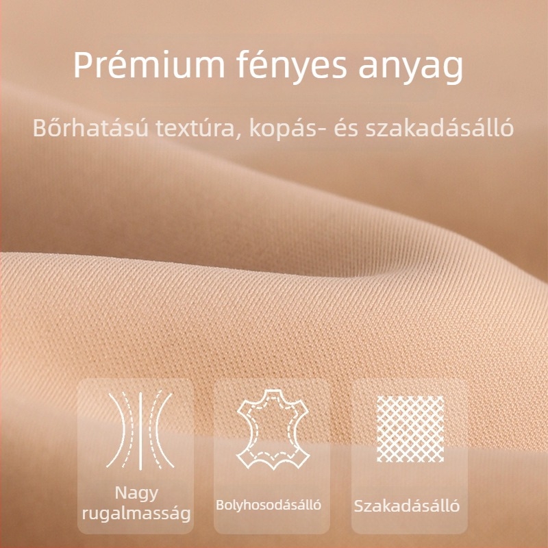 650 g fleece-bélésű vastag leggings alacsony termetű nőknek, nude színben, téli meleg, fenékemelő hatás