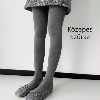 Erősített lábujjú harisnya, 290 g, téli meleg fleece-bélés, vastag, mikro-kompresszió, karcsúsító hatás