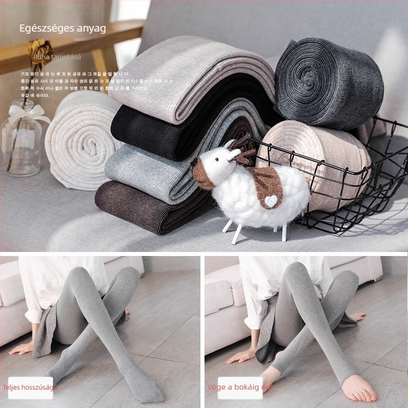 Női thermo leggings 3D bordázott kötés, függőleges csíkokkal, vastag kasmír-keverék, meleg és karcsú vonal