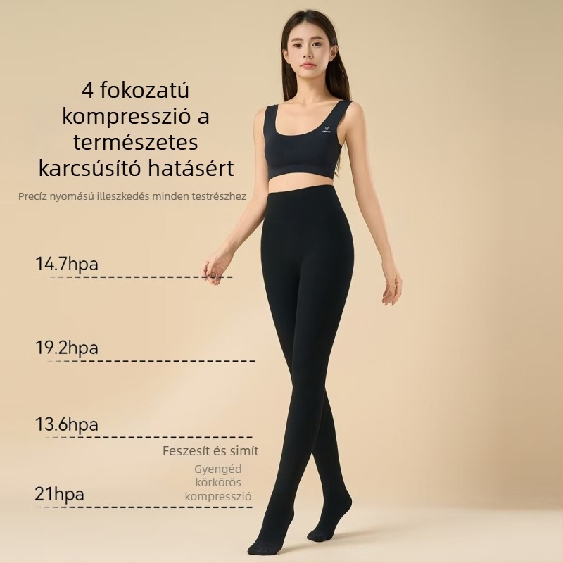 Női vastagabb leggings őszi-téli szezonra, pamut bordázott anyagú, 3/4 hosszú, rugalmas és karcsúsító hatású.