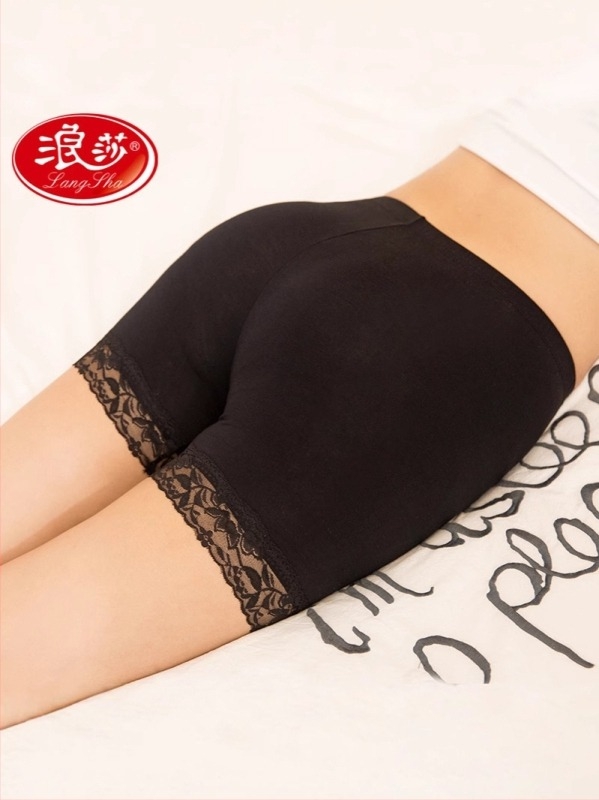 Langsha Nyár: női boxer rövidnadrág, magas derékkal, varrás nélküli Ice Silk, védelem, plusz méret