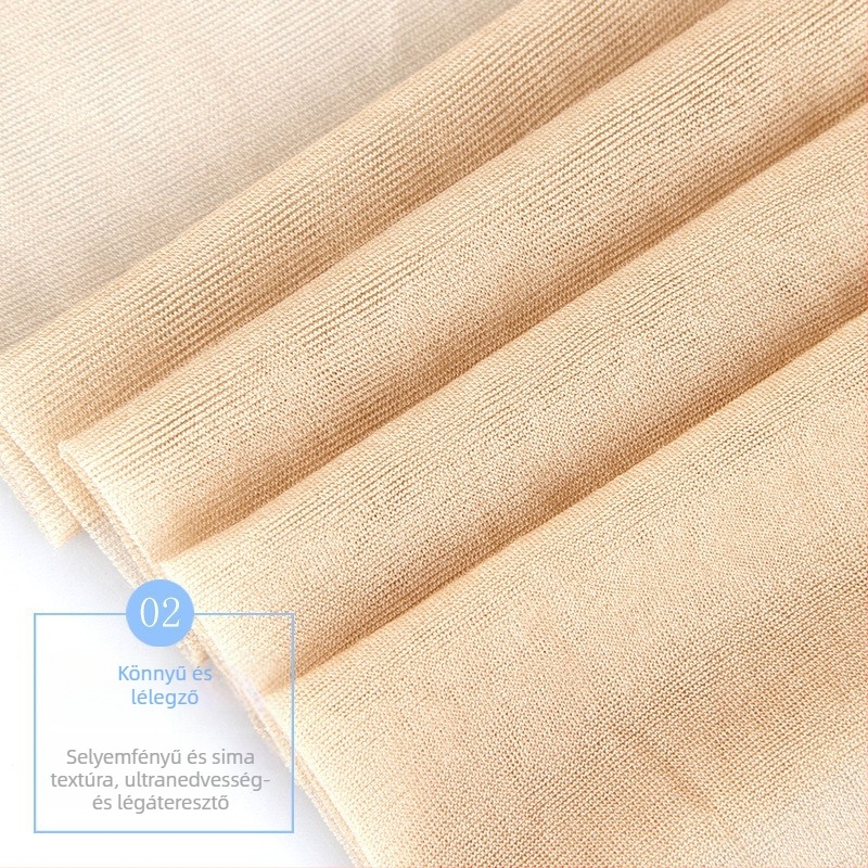 Nylon core-spun harisnya, anti-szagadás és anti-kopás, egyszínű, 18–40 éveseknek