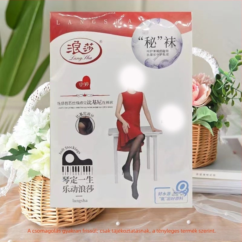 Nylon core-spun harisnya, anti-szagadás és anti-kopás, egyszínű, 18–40 éveseknek