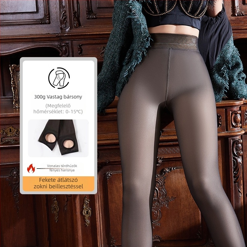 Kismama all-in-one nadrág, vastag meleg poliészter rosttal, magas rugalmasság, őszi 2024