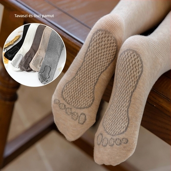 Fésült pamutból készült gyerekeknek őszi–téli fleece-betétes vastag leggings lányoknak 7–12 évesek