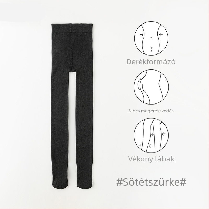 Női viszkózból készült vastagított leggings lábfejes – meleg, karcsúsító