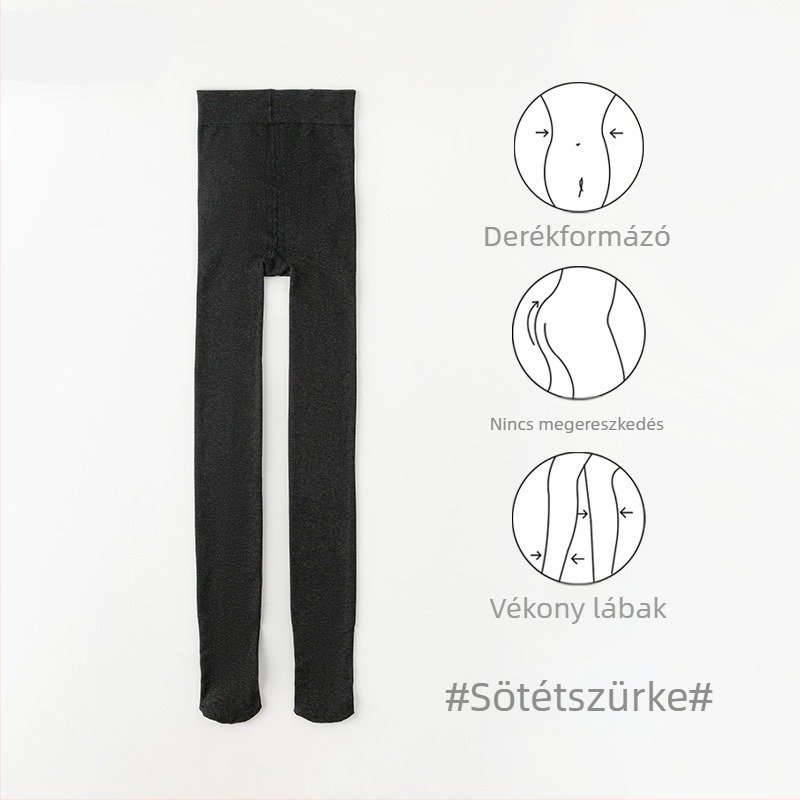 Női viszkózból készült vastagított leggings lábfejes – meleg, karcsúsító