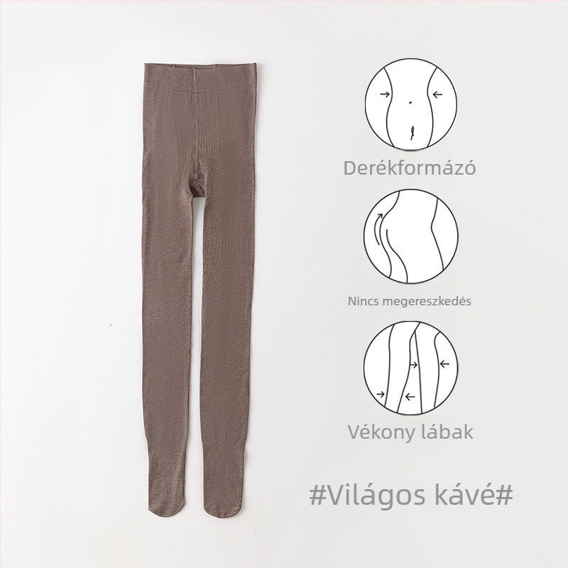 Női viszkózból készült vastagított leggings lábfejes – meleg, karcsúsító