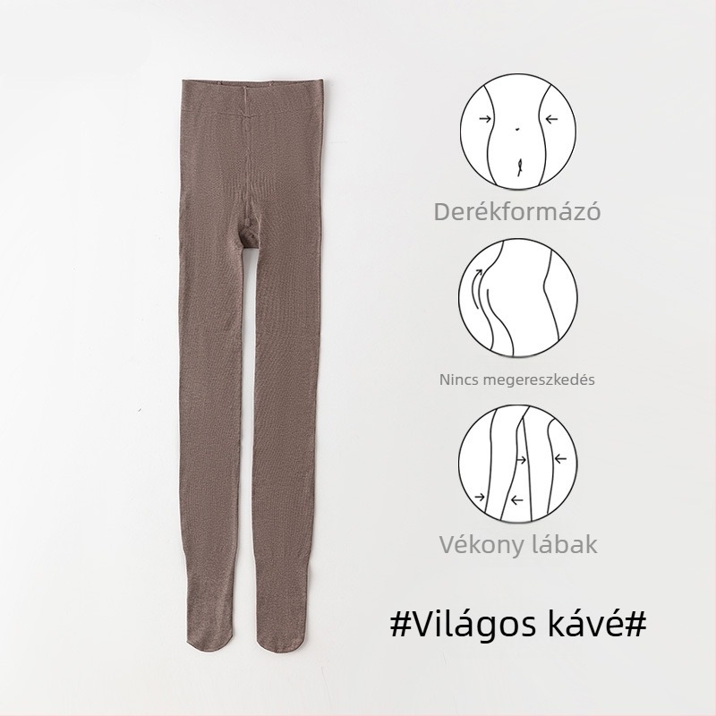 Női viszkózból készült vastagított leggings lábfejes – meleg, karcsúsító