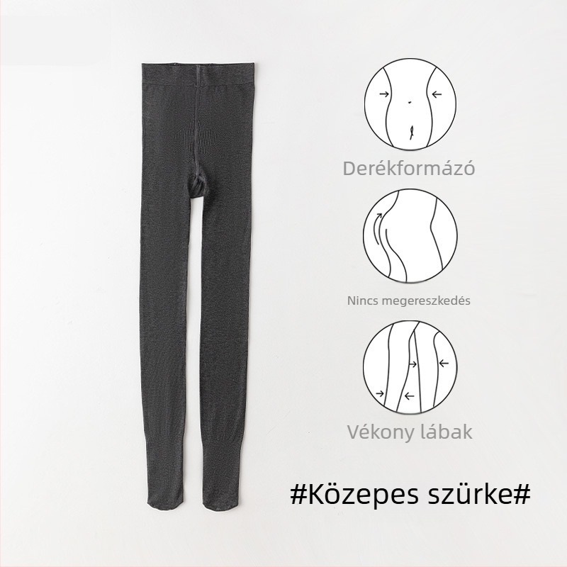 Női viszkózból készült vastagított leggings lábfejes – meleg, karcsúsító