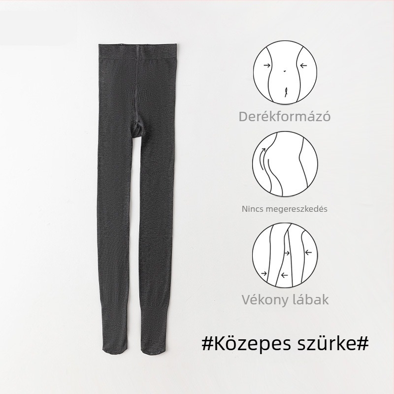 Női viszkózból készült vastagított leggings lábfejes – meleg, karcsúsító