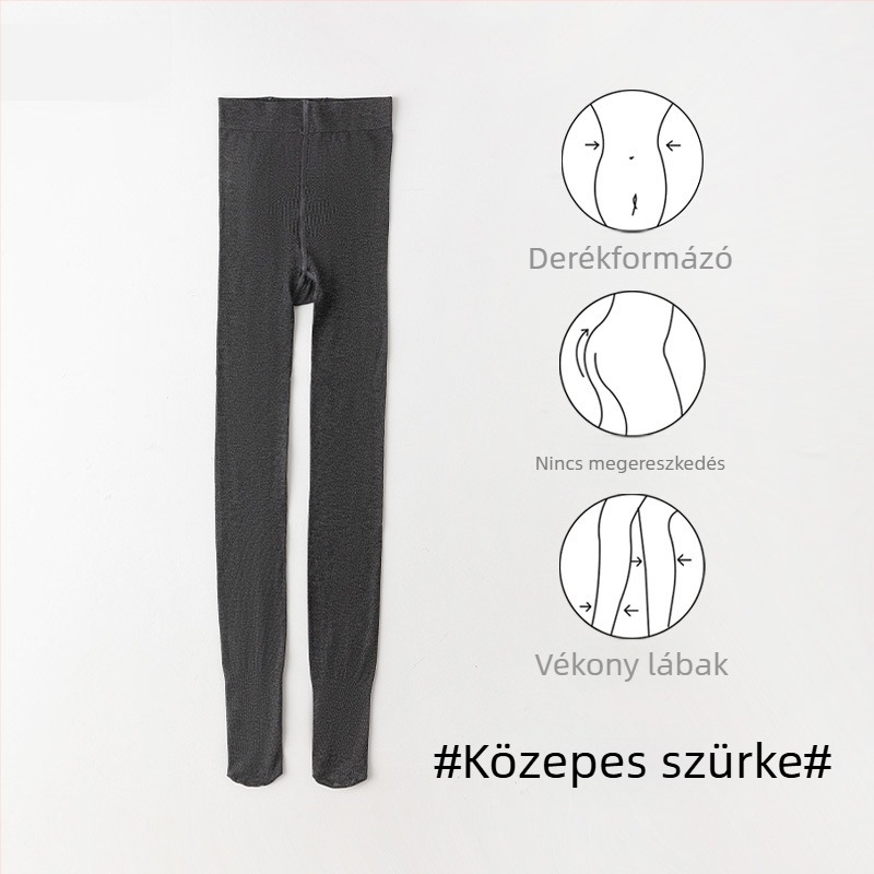 Női viszkózból készült vastagított leggings lábfejes – meleg, karcsúsító