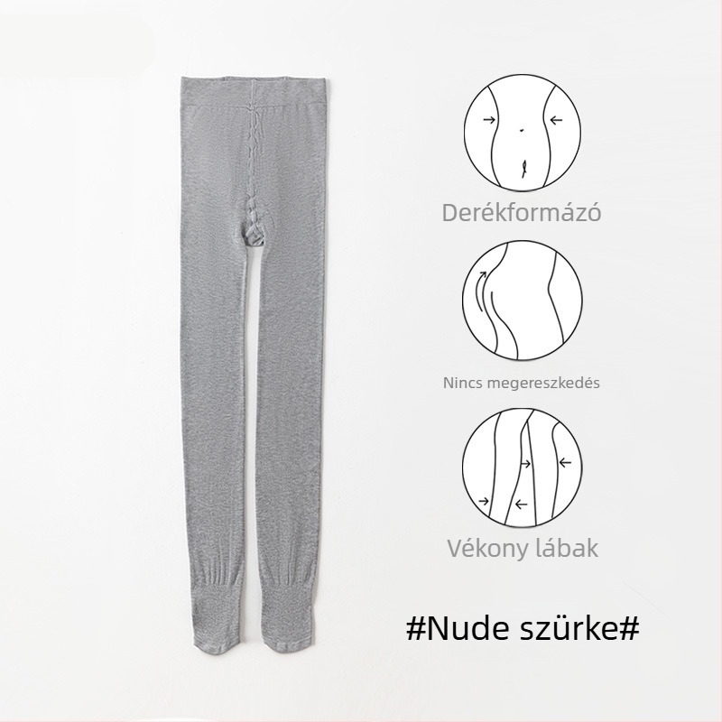 Női viszkózból készült vastagított leggings lábfejes – meleg, karcsúsító