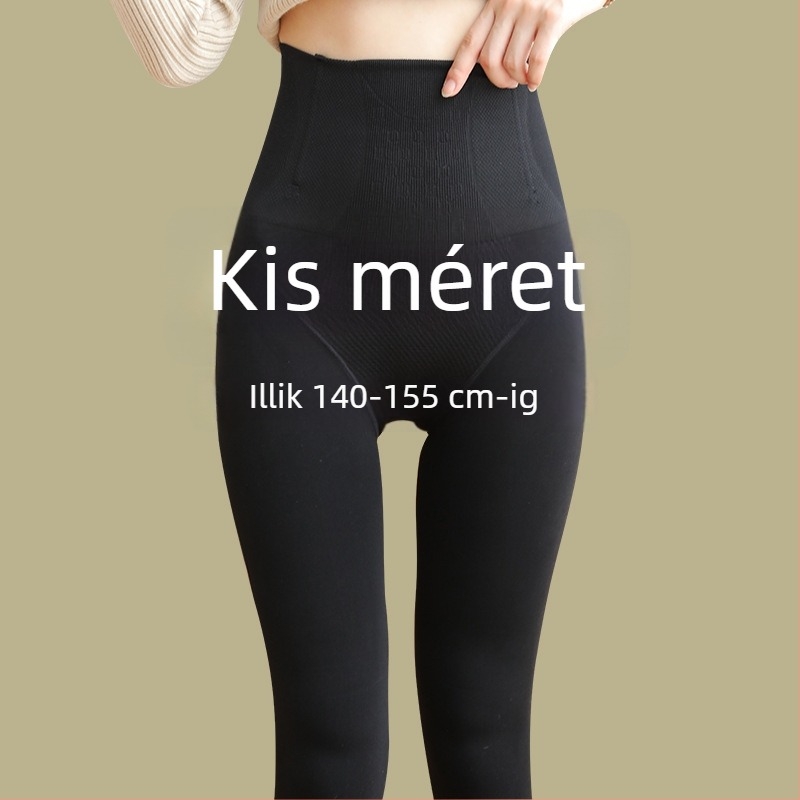 Csípőemelést és formázást nyújtó harisnyanadrág, nylon + spandex, vékony egységes minta, 18–40 éveseknek