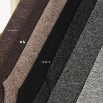 Női sötétszürke fleece-bélelt vastag leggings őszi-téli időszakra, egyszerű kötött, matt felület