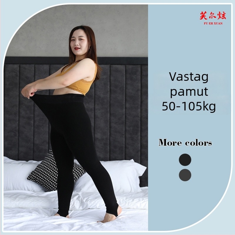 Pluszméretű polár béléses leggings, magas derekú, egyszínű, műkasmír-hatású, vastag téli viselet