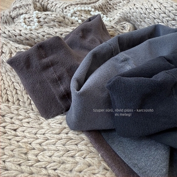 Női fleece-béléssel ellátott kompressziós harisnya, 230 g, közepes vastagságú, meleg, hasformázó, japán stílusú, nőknek